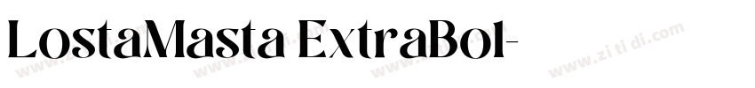 LostaMasta ExtraBol字体转换 LostaMasta ExtraBol字体转换